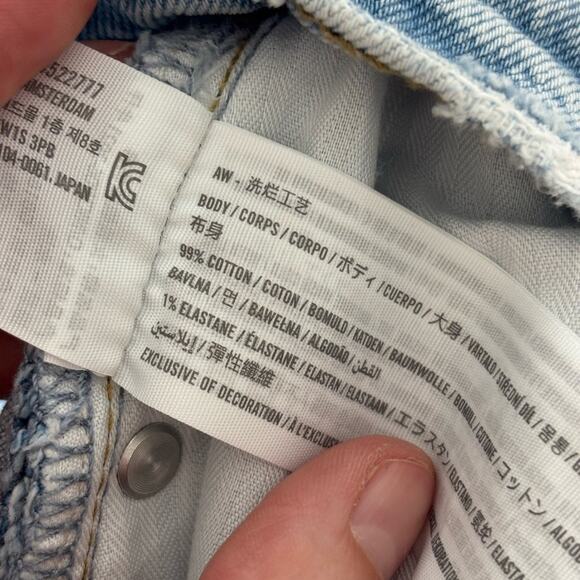 Abercrombie The 90s Straight Ultra High Rise Jean - Size 32/14 Long - Picture 5 of 5